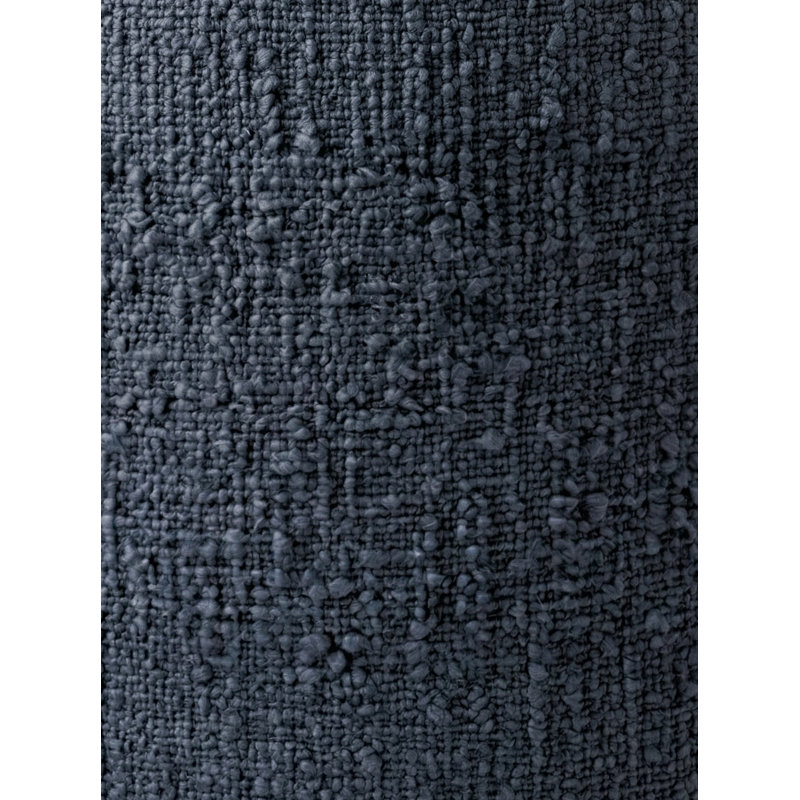 Cozy Cotton Boucle Blanket, Navy Blue