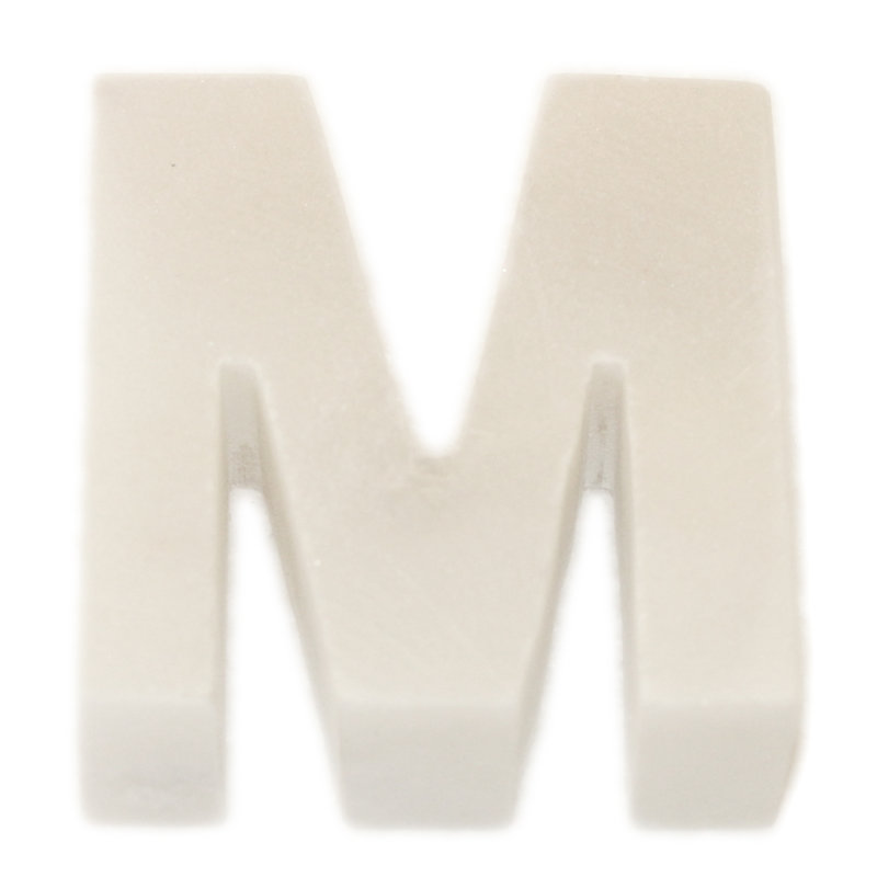 Zeb Text & Numbers Letter Block, M