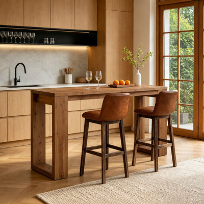 70.9-Inch Long Counter Height Pub Table