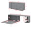 Grand lit escamotable avec bureau-1441848853