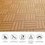 Ensemble de tuiles de terrasse en bois et en plastique composite de 20 pièces-112077420