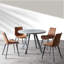 Ensemble de table de salle à manger ronde, table de cuisine moderne avec chaises-95382615-116817784-116817782