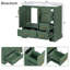 Meuble-lavabo traditionnel 36 po avec lavabo en résine, 2 portes et 4 tiroirs-1698220439