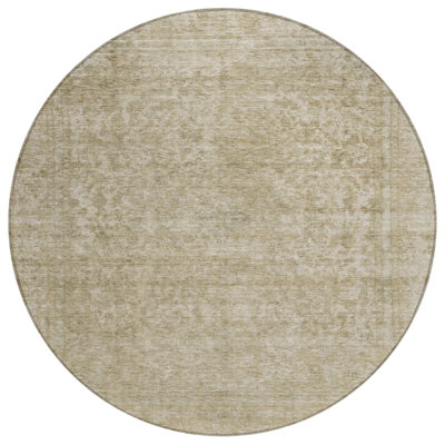 Tapis d'intérieur rond 8 po