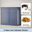 Havant Double Tilt Out Trash Cabinet 20 Gallons Wooden Free Standing(Not include trash can)-95099496