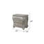 Table de chevet 3 tiroirs Destiny