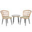 3 Piece Patio Rattan Seating Group With Cushions-722127891