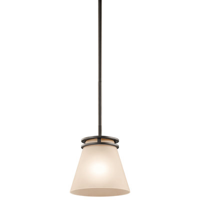 Chesire 1 - Light Brushed Nickel Single Pendant