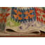 Tapis oriental réversible en laine Kilim 10 x 13