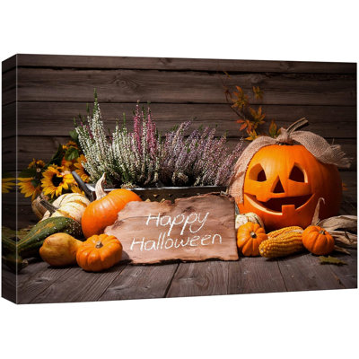 Automne, citrouille, moisson, Halloween