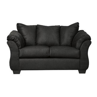 Canapé avec accoudoirs à plateau-coussin Darcy