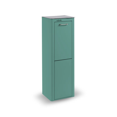 10 Gallons Manual Lift Trash Can Set