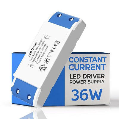 Constant Current LED Driver Power Supply Unit, Low Voltage Transformer for LED Strip Lights and DIY Lighting Projects