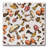 Mushroom Harvest 4-Pack Tumbled Tile Stone Coasters