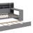 Wooden Daybed with Integrated Storage Shelves, Including a Pull-out Trundle Bed-482637225