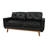 65" Polyester Upholstered Square Arm Loveseat-671078551