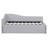 Twin Size Upholstered L-Shaped Upholstered Daybed With Pop Up Trundle-900936882