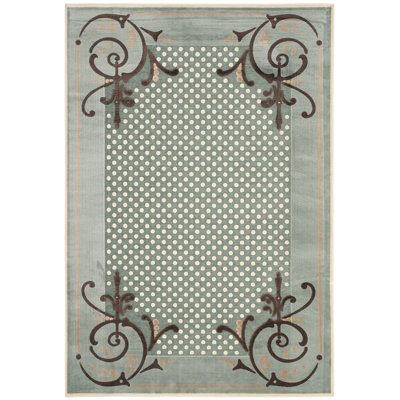 Scrollwork Martha Stewart Performance Rug