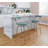 Kayson 25.5" Gold Swivel Upholstered Counter Stools-1129021422
