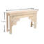 Console en bois massif de 57 po