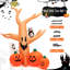 Arbre gonflable d'Halloween avec citrouilles