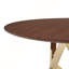 Table de salle à manger ronde 37 pouces avec pieds en métal doré pour 2 à 4 personnes-613722836-613722834