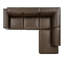 Canapé modulaire en forme de L en espresso 4 pièces Bange-735058529-735058535