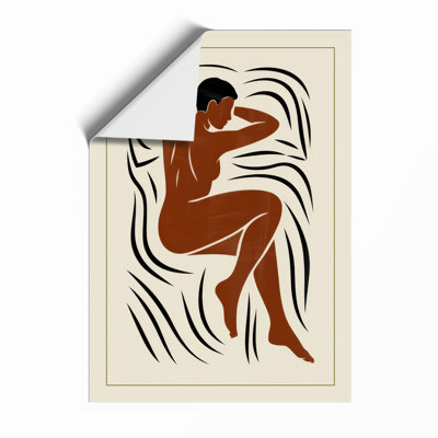 Figure In Motion Minimalist - Print