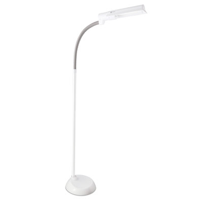 OttLite 13 Watt WingShade Floor Lamp - Living Room, Office, Bedroom Home Décor