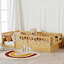 Cadre de lit simple naturel Montessori-730103491