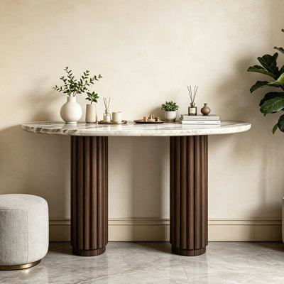 Console d'entrée Mid-Century