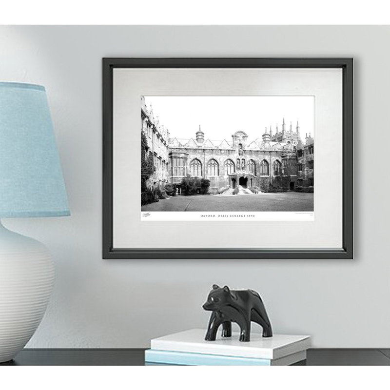 Oxford, Oriel College 1890 by Francis Frith - Single Picture Frame Print, 45cm H x 60cm W x 2.3cm D