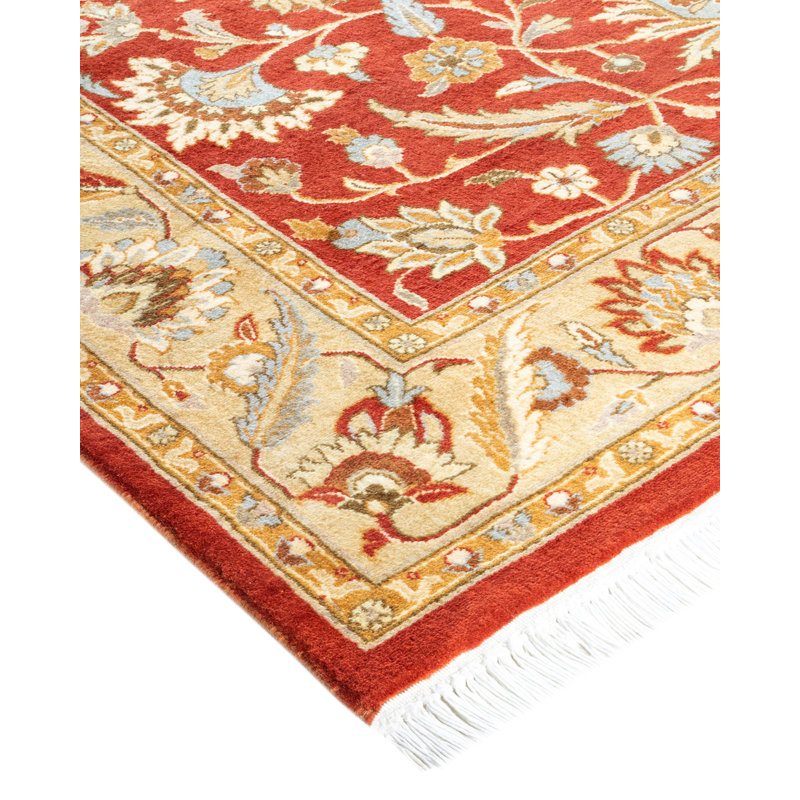 Classic One-of-a-Kind 4'2" X 6'5" Hand Knotted Area Rug
