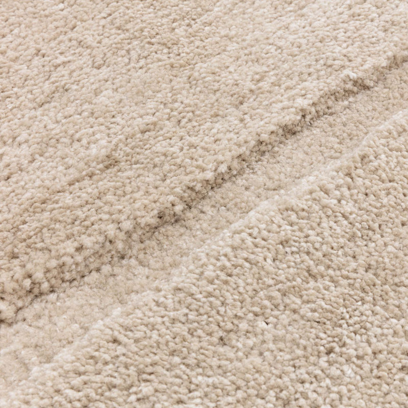Deloyce Geometric Shapes Shag Area Rug, Rectangle 120 x 170 cm