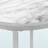 Barney White Accent Table