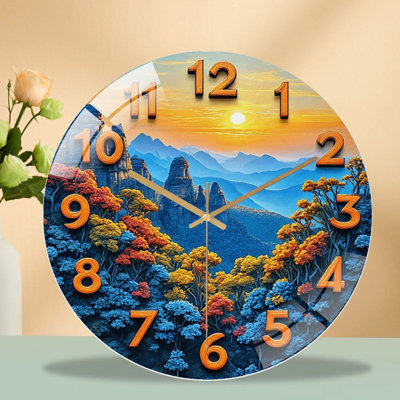 Horloge murale Sunset