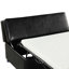 Lit simple avec repose-pieds pliant