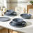Slate 16 Piece Stoneware Dinnerware Set - Service For 4-144180288