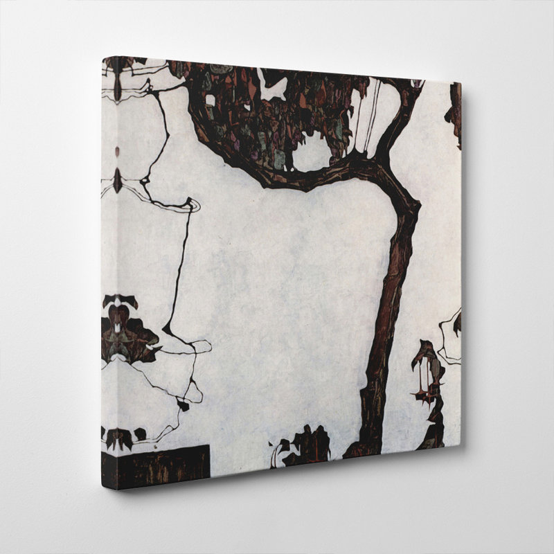 Tree by Egon Schiele - Wrapped Canvas, 76cm H x 76cm W