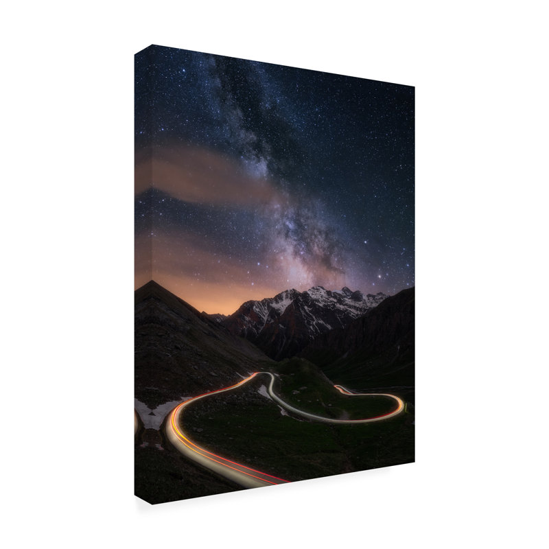 Art sur toile «Route vers les étoiles», H 32 po x l 24 po