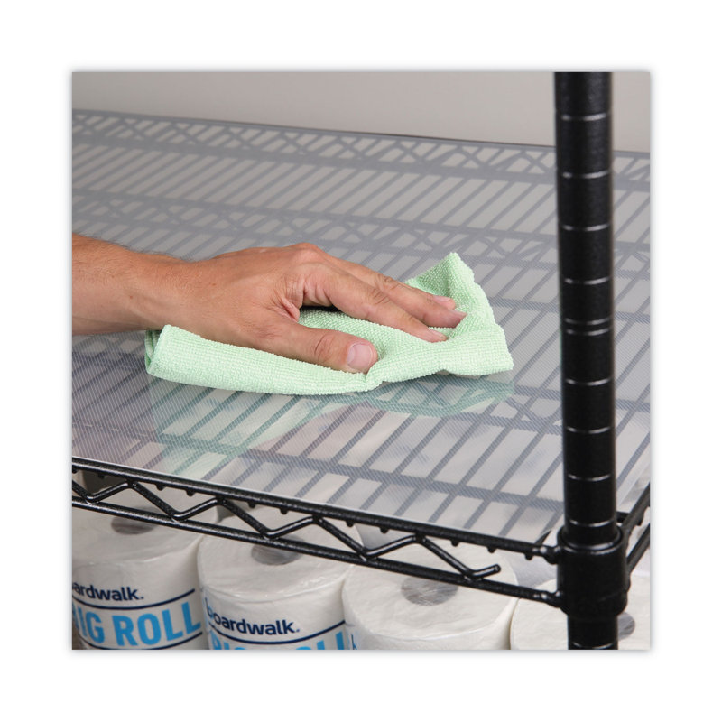 36" W x 18" D Shelf Liners for Wire Shelving in Clear Plastic