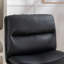 Siège à hauteur réglable - Chaise de bureau noire avec pieds larges et fabrication-121106592