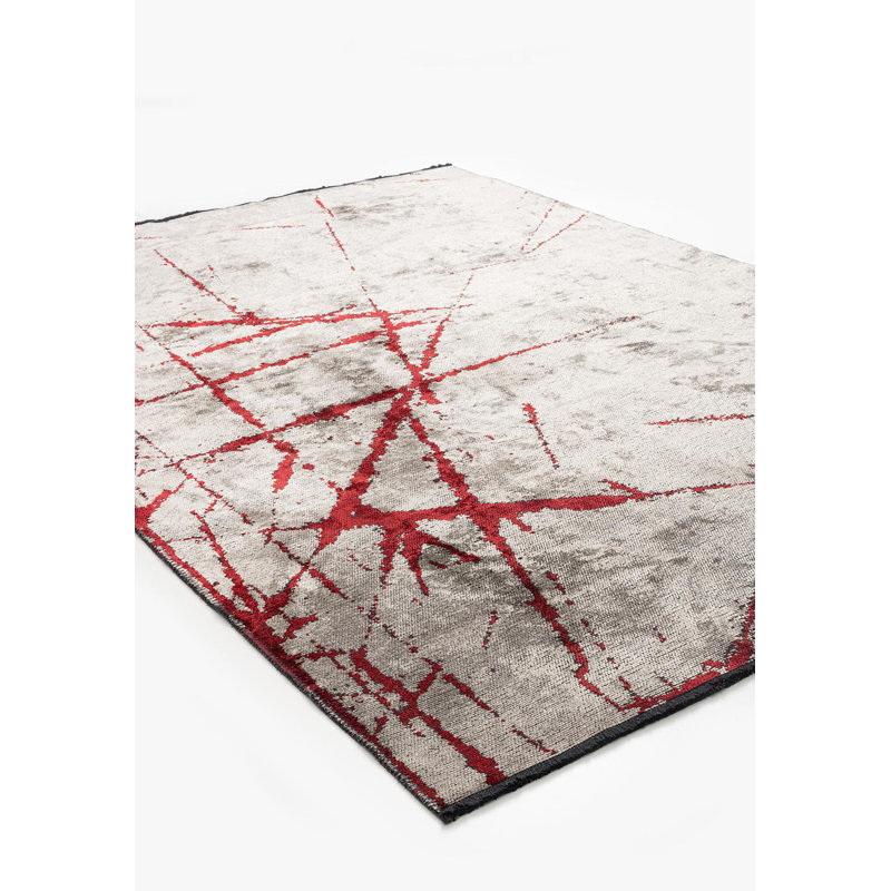 Rapture Abstract Area Rug, Rectangle 6'7" x 8'3"