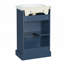 Meuble-lavabo de salle de bain avec lavabo en céramique, ensemble simple autoportant avec porte à fermeture douce, lavabo encastré, élégance à la française-1825259014