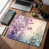 Feuillage aquarelle mauve