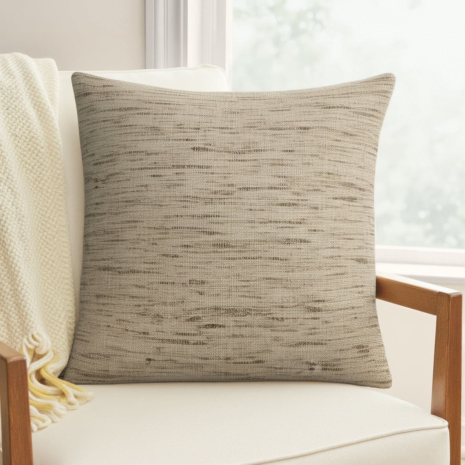 Holli 20" x 20" Throw Pillow, Polyester/Polyfill