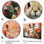 Art de mur de lapin rose-322402555-322402549