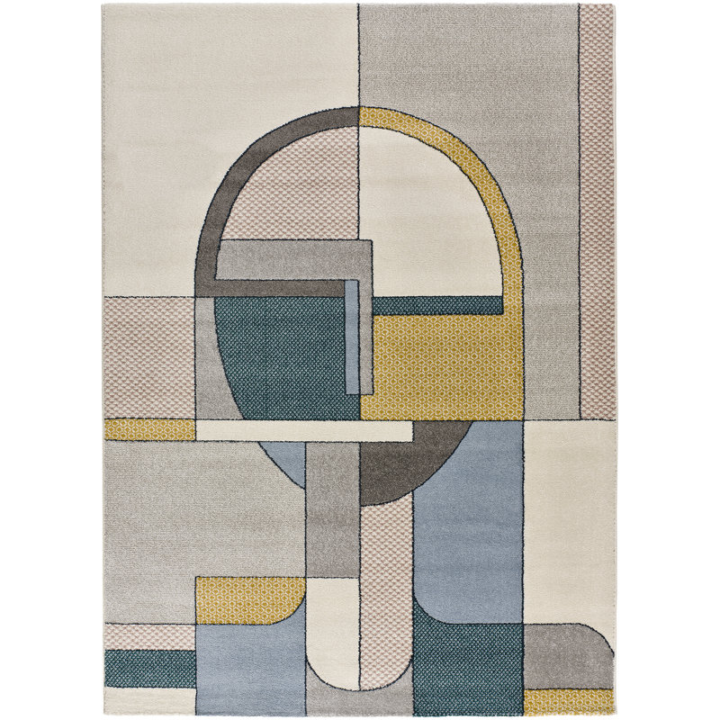 Handy Geometric Area Rug, Rectangle 135 x 190cm
