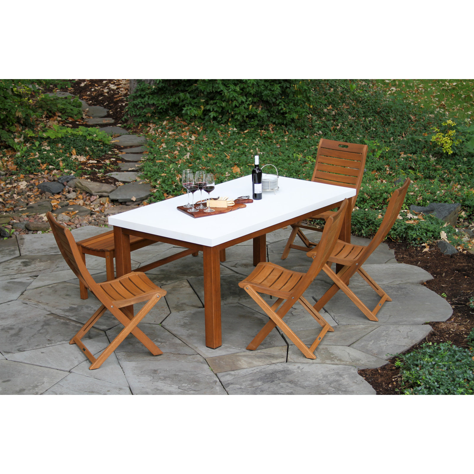 Kinsler Rectangular 7 - Person 68" Long Dining Set