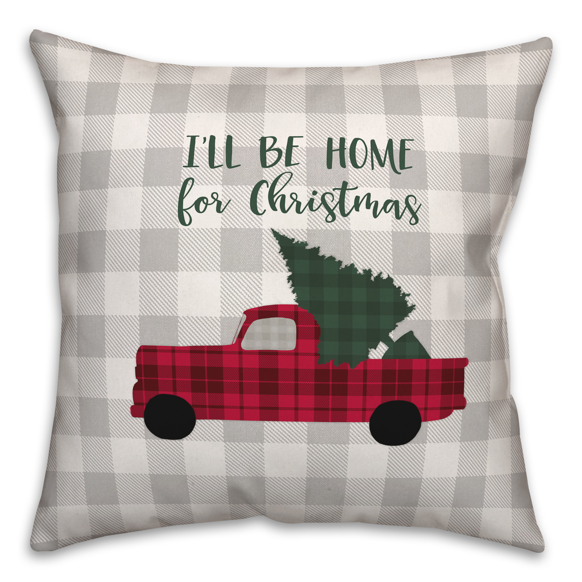 Bless international Plaid Polyester Throw Pillow Wayfair Canada